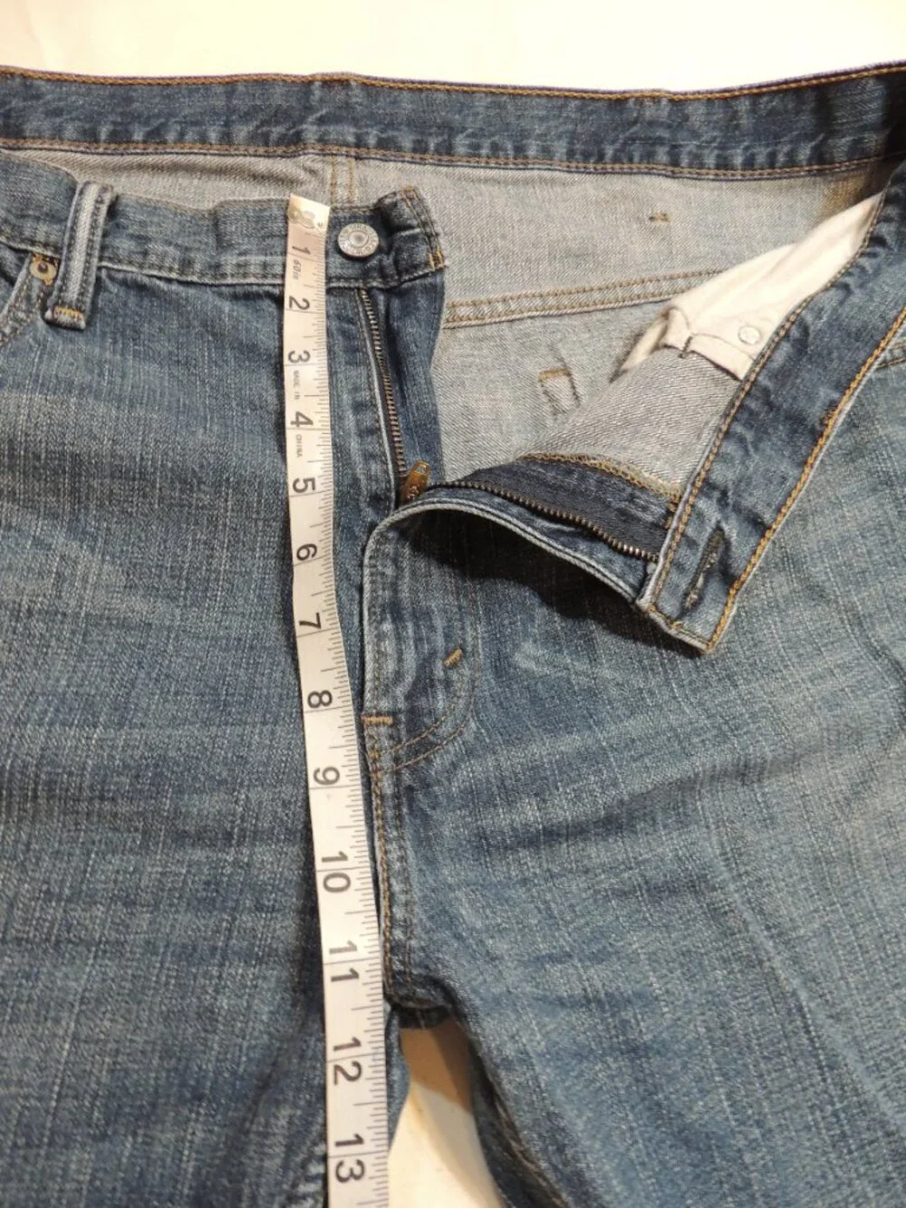 Levi 569 Jeans 1990S Men 38x32 Pockets Outdoors Work Comfort Denim Blue Jeans